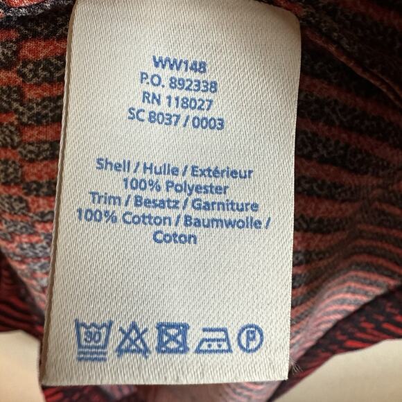 Boden Easy Notch Tunic Dress size 8R Red And Navy Casual Classic Career Holiday - Picture 7 of 10